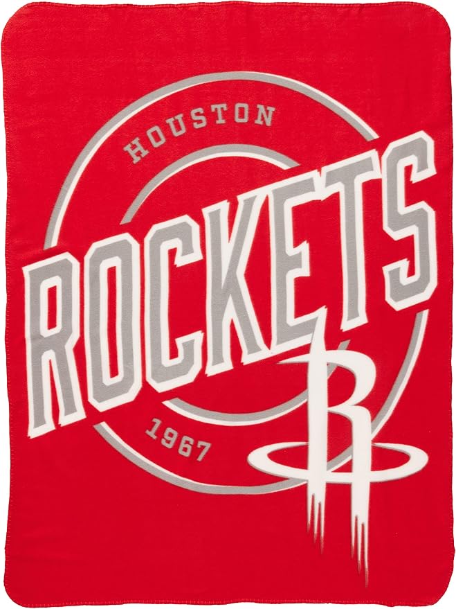 Northwest NBA Houston Rockets Unisex-Adult Fleece Throw Blanket, 50" x 60", Campaign