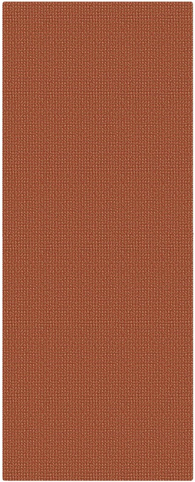 IOHOUZE Washable Runner Rug 2x5 Non Slip Runners for Hallways Entryway Runner Indoor, Kitchen Throw Rug Woven Cotton Floor Carpet for Hall Entrance Bedroom, Burnt Orange/Tan