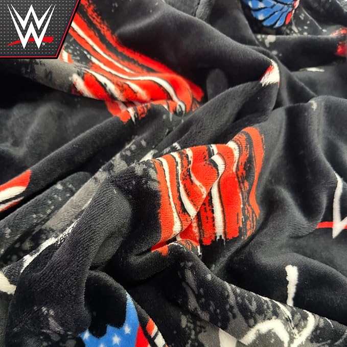 WWE Cody Rhodes Main Event Champions Bedding Super Soft Throw Blanket, 70 in x 50 in, (Officially Licensed Product) By Franco