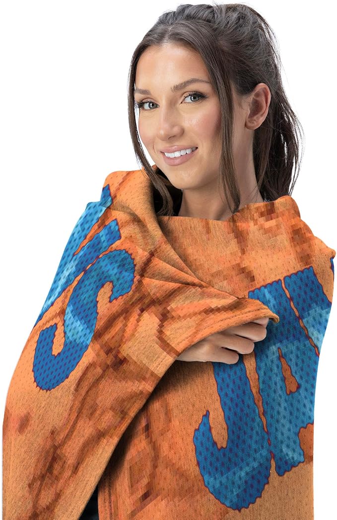 Northwest Jaws Neon Poster Silk Touch Throw Blanket 60x80 inches
