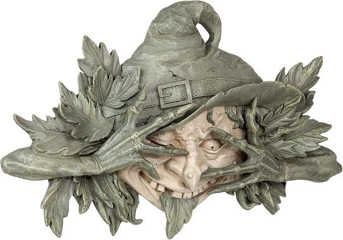The Poison Ivy Forest Witch: Greenman Wall Sculpture