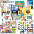 Current Birthday Greeting Cards Value Pack | Mega Happy Birthday, 36 Count, 18 Designs 5" x 7" Folded, Envelopes Included