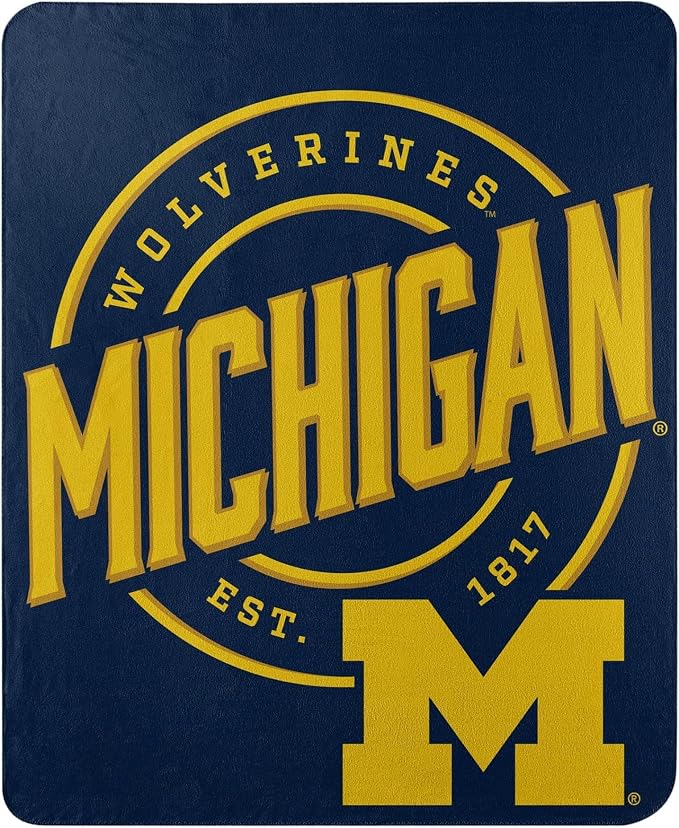 Northwest NCAA Unisex-Adult Fleece Throw Blanket