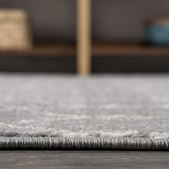 JONATHAN Y Boho Vintage Diamond Gray/Ivory Indoor Area Rug 12X18 ft, Moroccan Hype for Living Room, Bedroom, Kitchen, Office, Easy-Cleaning, High Traffic, Pet-Friendly, Non-Shedding (MOH101C-18)