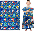 Franco Kids Bedding Super Soft Plush Throw Blanket, 62 in x 90 in, Sonic The Hedgehog, Anime