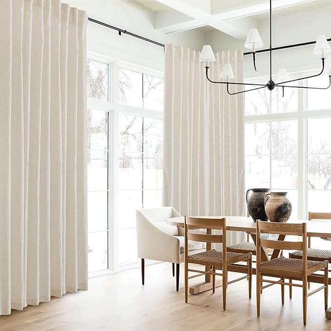 RYB HOME Linen Curtains 84 inches - Image 3