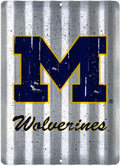 Rico Industries NCAA 12" X 16" Tin Metal Roof Sign