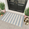 OJIA Outdoor Rugs 3'x5', Welcome Mat for Front Door Mat Outside Entrance | Washable Outdoor Area Rug Entryway Rugs Indoor Front Porch Rug Cotton Small Checkered Rug Carpet for Entry/Patio/Living Room