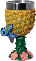 Enesco Disney Showcase Lilo and Stitch Pineapple Decorative Goblet Figurine, Multicolor 7.09 Inches