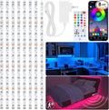 maylit 8 PCS Motion Sensor RGB Under Cabinet Lights Kit | App and Remote Control Led Strip Lights, Music Sync Color Changing Led Lights