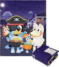 Northwest Bluey Silk Touch Sherpa Throw Blanket, 50" x 60", Family Halloween