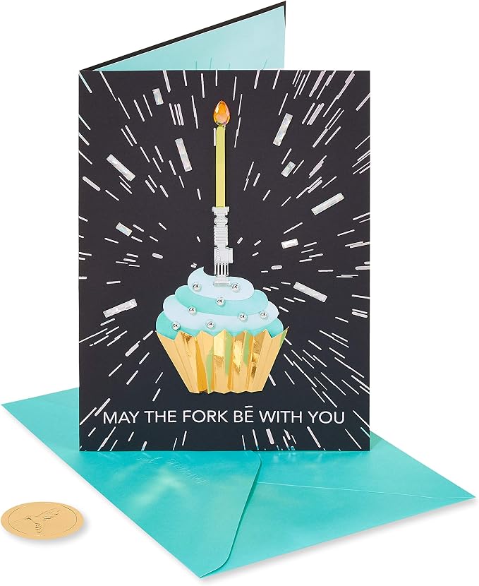 Papyrus Funny Star Wars Birthday Card (Happy Birthday)