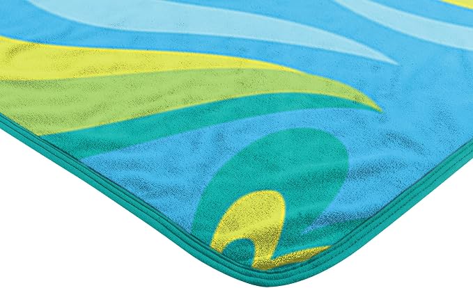 Warner Bros. Scooby-Doo Groovy Baby Micro Raschel Throw, 46 x 60 in | Plush Polyester Fleece, Decorative Edge Binding, Machine Washable, Cozy Layer for Bedrooms, Lounging, Sleepovers, and Travel