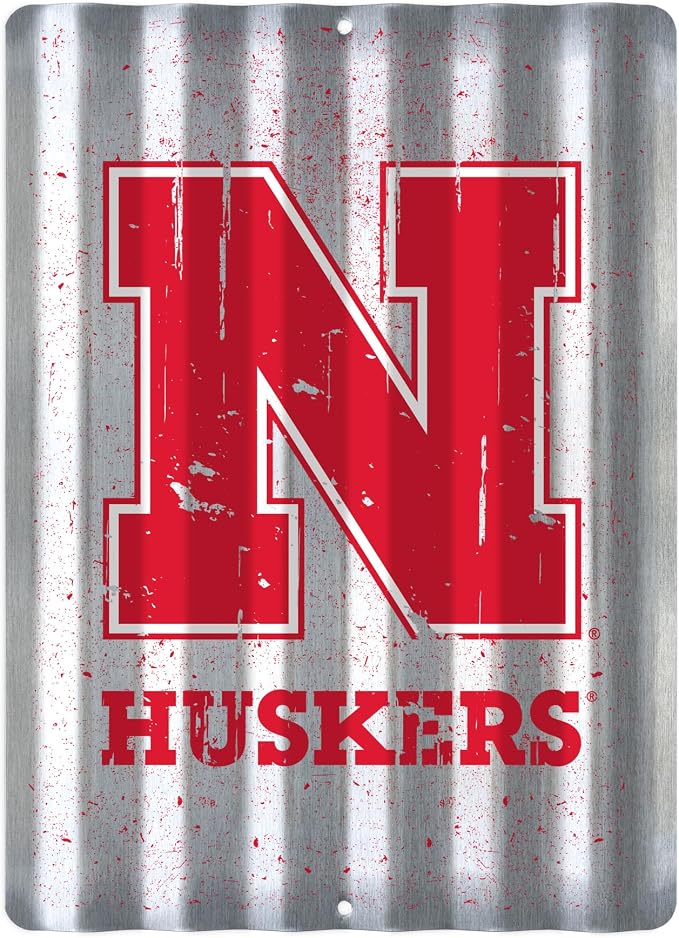 Rico Industries NCAA 12" X 16" Tin Metal Roof Sign