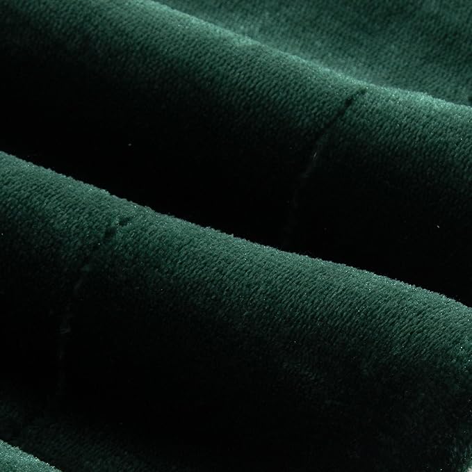 Elegant Comfort Ultra Soft Reversible Flannel Sherpa Blanket - Cozy Silky Fleece Throw for Couch, Bed - Plush Fuzzy Warm Winter Blanket for Gift, Twin XL, Hunter Green