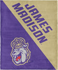 Northwest NCAA Silk Touch Throw Blanket, Ultra Soft Plush Polyester, Lightweight Warm Decorative Fan Gift, 46 x 60 in