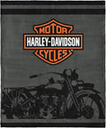 Northwest Harley-Davidson Simple HD Silk Touch Throw Blanket, 46 x 60 in | 100% Polyester, Velvety Feel, Lightweight Warmth, Couch Bed Chair Lounging, Giftable Indoor Comfort