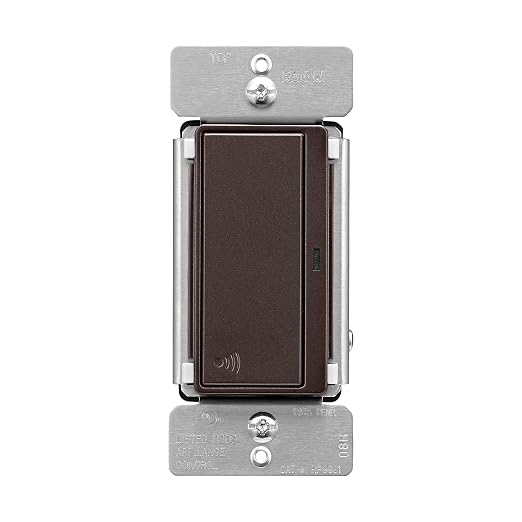 Eaton Z-Wave Plus RF9601DRB Wireless Switch, Single Pole, 3-Way, Oil-Rubbed Bronze