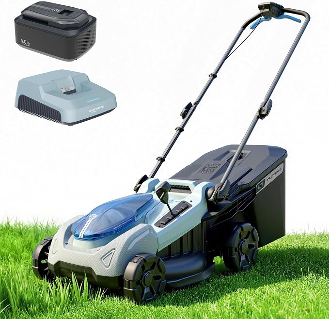 18-Inch 40V Max Brushless Cordless Push Lawn Mower | Includes 40V Max 4.0Ah battery and charger, 148Wh Total Energy for Fewer Charging Interruptions during Routine Yard Care
