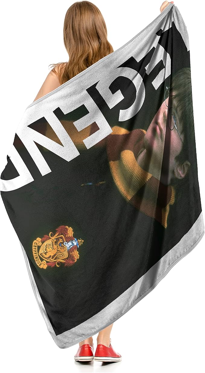 Northwest Harry Potter Micro Raschel Throw Blanket, 46" x 60", Legend