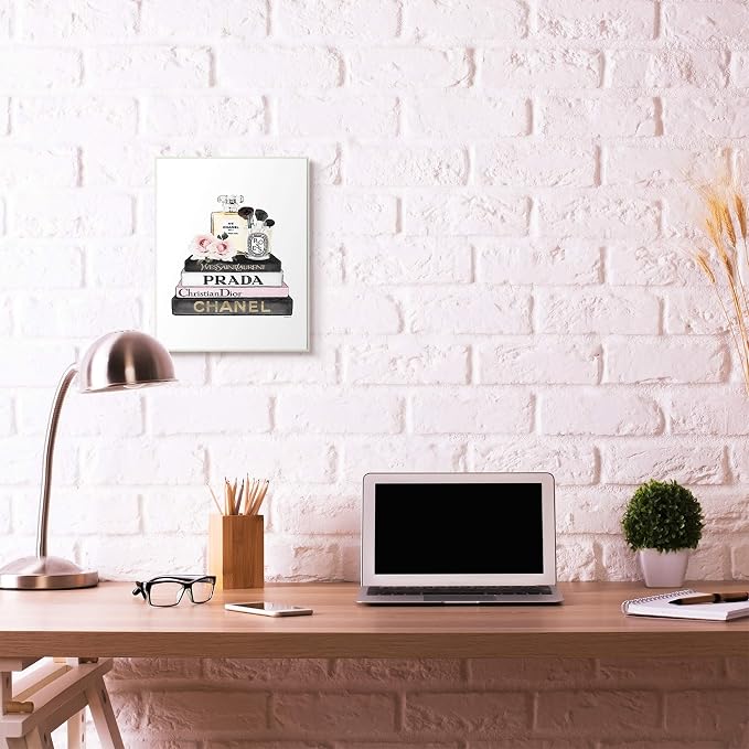Fashion Designer Floral, 13 x 19 Inch Mounted Print on Wall Plaque | Stupell Industries · By Amanda Greenwood · Ready to hang · Great for bedroom or office decor · Made in USA