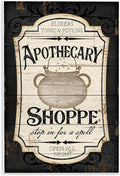 'Apothecary Shoppe Spooky Sign'| Wall Plaque Art | Stupell Industries | 13 x 19 Inches, Easy to Hang and Sturdy, Made in USA, by Jennifer Pugh