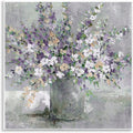Blossoming Aster Bouquet Floral, 12 x 12 Inch Mounted Print on Wall Plaque | Stupell Industries · By Carol Robinson · Hand finished · Ready to hang · Made in USA