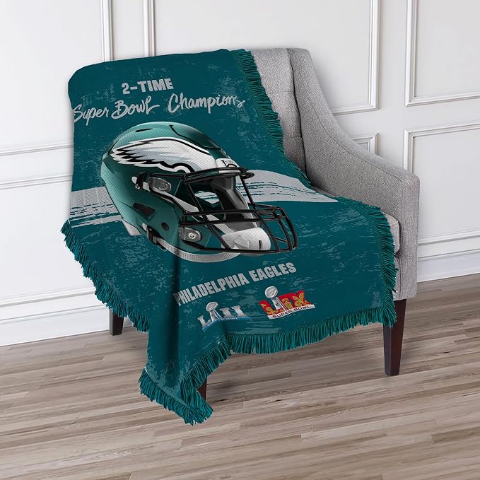 Northwest NFL Woven Tapestry Wall Hanging, 48 x 60 Inches, Officially Licensed, Decorative Fringes