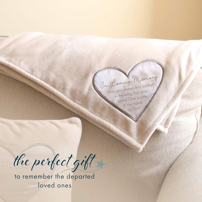 Pavilion Gift Company 19501 Comfort Blanket - in Loving Memory Thick Warm 320 GSM Royal Plush Throw Blanket