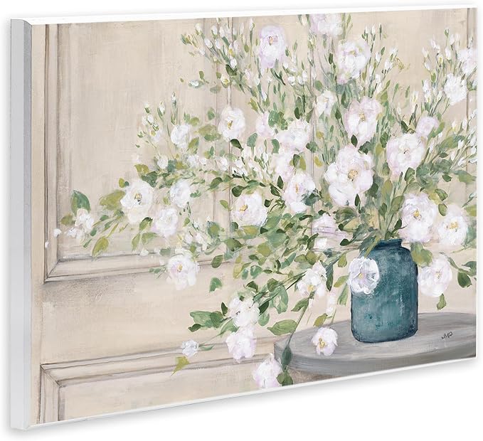 Geranium Tabletop Country, 13 x 19 Inch Mounted Print on Wall Plaque | Stupell Industries · By Julia Purinton · Ready to hang · Hand finished · Made in USA