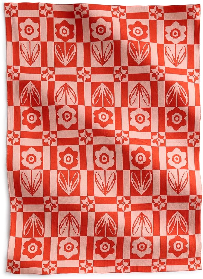 Vera Bradley Women's Cotton Double Knit Throw Blanket