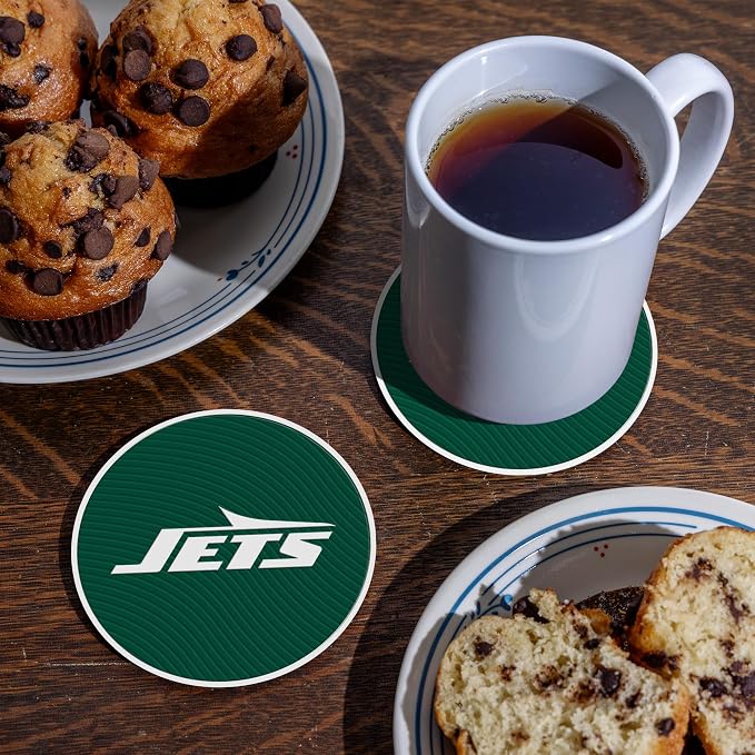 Rico Industries NFL Football Classic Favorites: PVC Coaster Set (4-Pack)