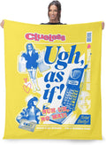 Northwest Paramount Clueless Ugh As If Silk Touch Throw Blanket, Cozy for All Seasons, Lightweight for Couch, Sofa, Boys Girls Bedding, 50x60 Inches