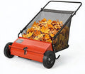 Push Lawn Sweeper, 26-Inch Width, 7 Cu. ft. Hopper Capacity, 4 Spinning Brushes
