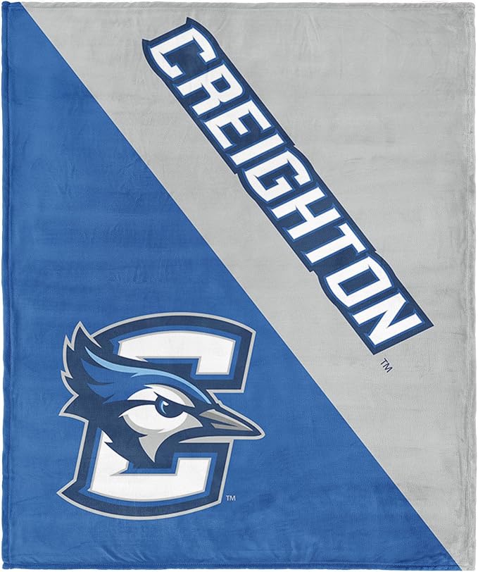 Northwest NCAA Silk Touch Throw Blanket, Ultra Soft Plush Polyester, Lightweight Warm Decorative Fan Gift, 46 x 60 in