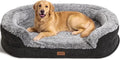 FUKUMARU X-Large Thickened Dog Couch Bed, Orthopedic, Waterproof & Washable | Heavy Duty Dog Sofa with 4" Extra-Thick Egg-Crate Foam, Relieves Joint Pressure, Fully Removable, Fits Extra-Large Dogs