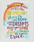 Stupell Industries 'Somewhere Over the Rainbow with Rainbow', Canvas Art, 30 x 40 Inches, Easy to Hang and Sturdy, Made in USA, by Erica Billups