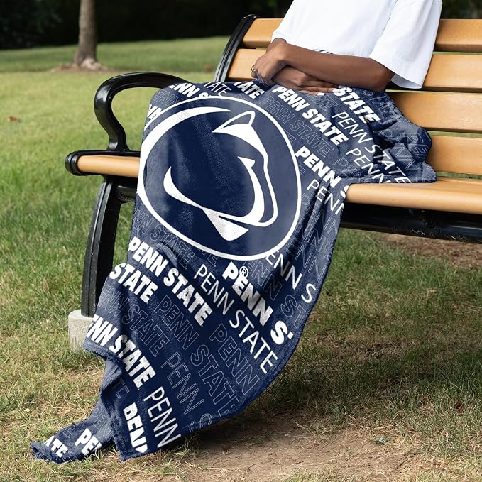 Logo Brands NCAA Classic Fleece Throw Blanket -50” x 60” Ultra-Soft Game Day Blanket with Bold Team Colors & Logo – Cozy College Team Bedding for Fans & Alumni
