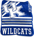 Logo Brands NCAA Raschel Throw Blanket – 50 x 60 Soft Fleece Blanket, Officially Licensed Collegiate Design, Cozy Throw for Tailgating, Game Day, & Home Décor