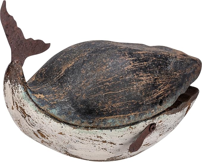 Primitives by Kathy Medium Blue Whale Home Décor Sitter