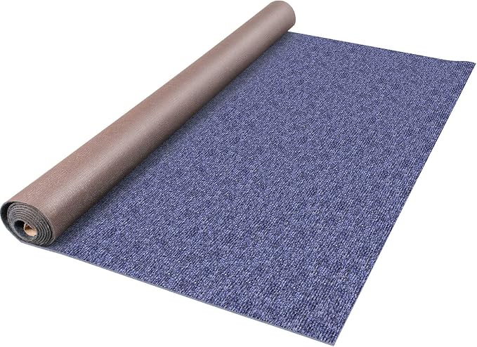 Happybuy 6 ft x 36 ft Deep Blue Marine Carpet for Boats Waterproof - 0.18" Thick Indoor Outdoor Rug Carpet Roll for Home Patio Porch Deck