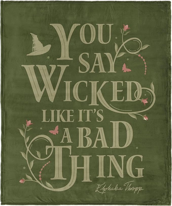 Northwest Wicked Say Wicked Silk Touch Throw Blanket 60x80 inches