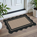 Easy Jute Entryway Rug 20"x32", Brown Small Indoor Outdoor Carpet, Washable Non-Slip Floor Mat for Entryway, Kitchen, Porch