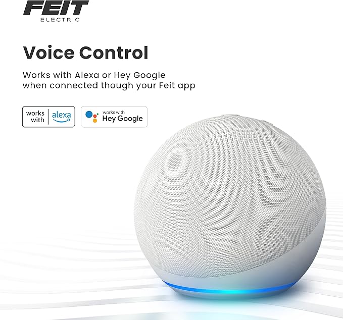 Feit Electric Smart Light Bulbs, A19 RGBW Color Changing - 60W Eq - 6 Pack | Wi-Fi 2.4GHz, Works with Alexa & Google, App Dimmable, E26 800 Lumens, Tunable White 2700-6500K, CRI 90, Wifi LED Lightbulbs