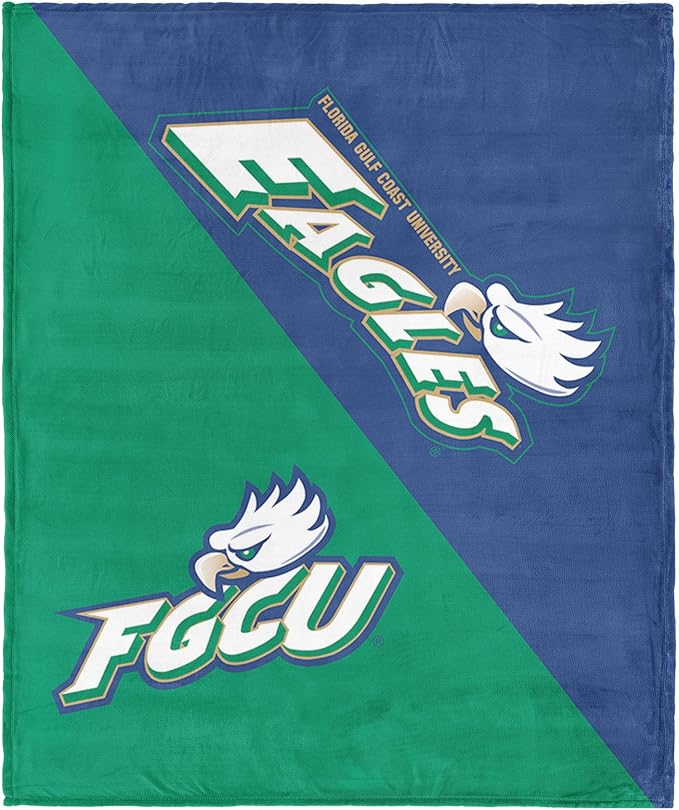 Northwest NCAA Silk Touch Throw Blanket, Ultra Soft Plush Polyester, Lightweight Warm Decorative Fan Gift, 46 x 60 in