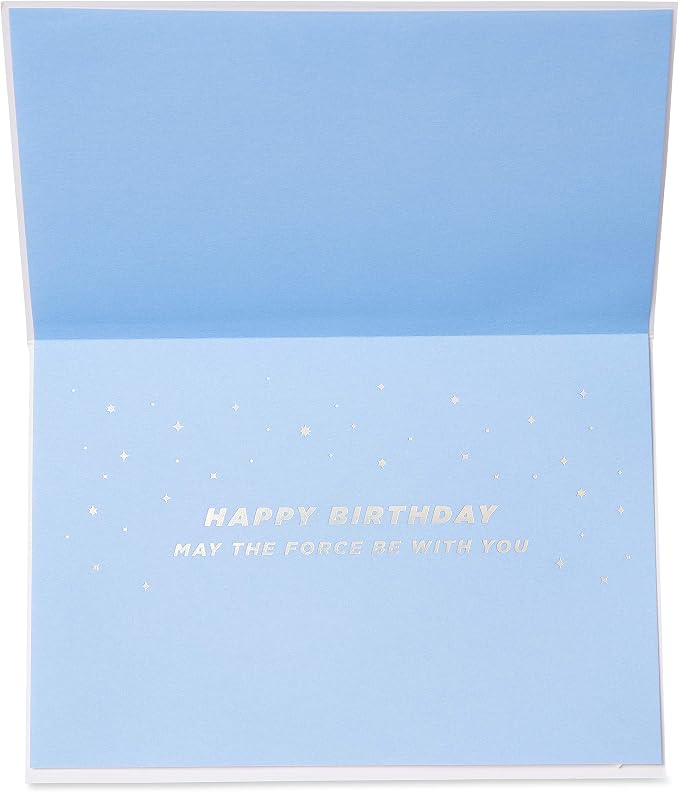 Papyrus Star Wars Birthday Card (May the Force Be With You)