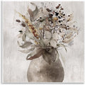 Stupell Industries 'Rustic Country Herb Vase', Wall Plaque Art, 12 x 12 Inches, Easy to Hang and Sturdy, Made in USA, by Val Rhodes | Stupell Industries | 12 x 12 Inches, Easy to Hang and Sturdy, Made in USA, by Val Rhodes