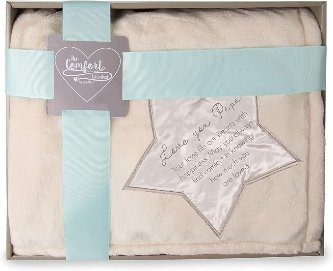 Pavilion Gift Company - Love You Papa - 50x60 Super Soft Royal Plush Throw Blanket