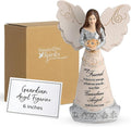 Pavilion Elements Angels Figurine - Guardian Angel Figure Display - "My Friend Wherever You Go, Whatever You Do, May This Guardian Angel Watch Over You" Printed Text, Collectibles Angel Figurines, 6"