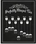 Stupell Industries 'Perfectly Steeped Tea Chalkboard Sign'| Canvas Art | Stupell Industries | 36 x 48 Inches, Easy to Hang and Sturdy, Made in USA, by Lettered and Lined